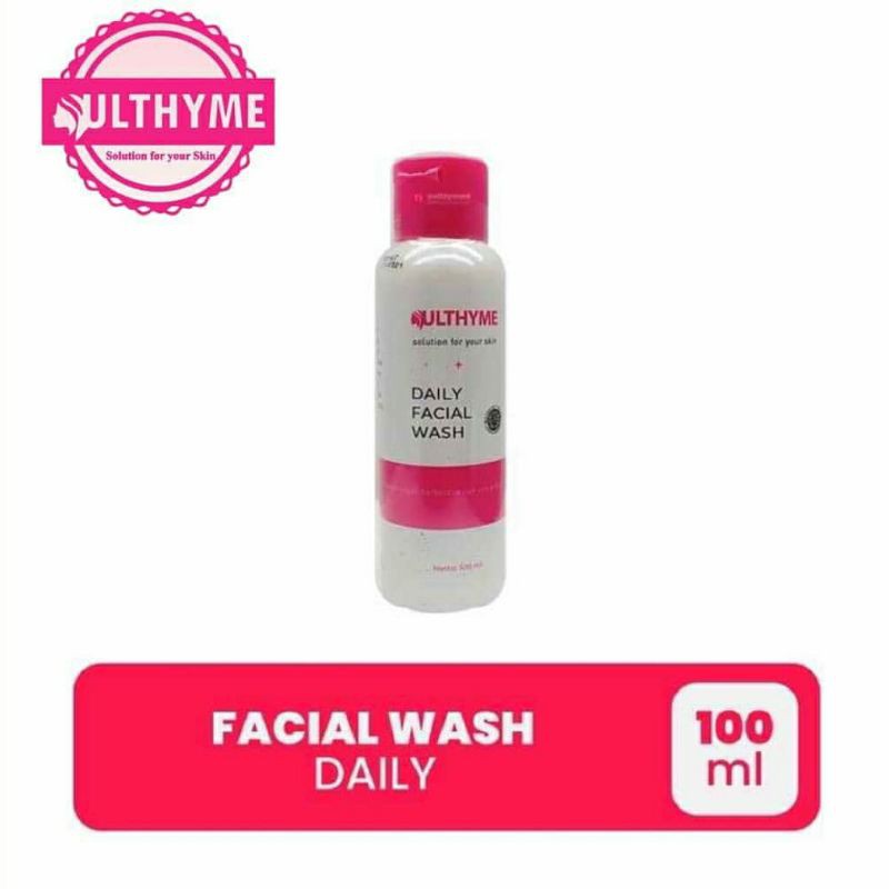 ulthyme facial wash daily/luxury skincare