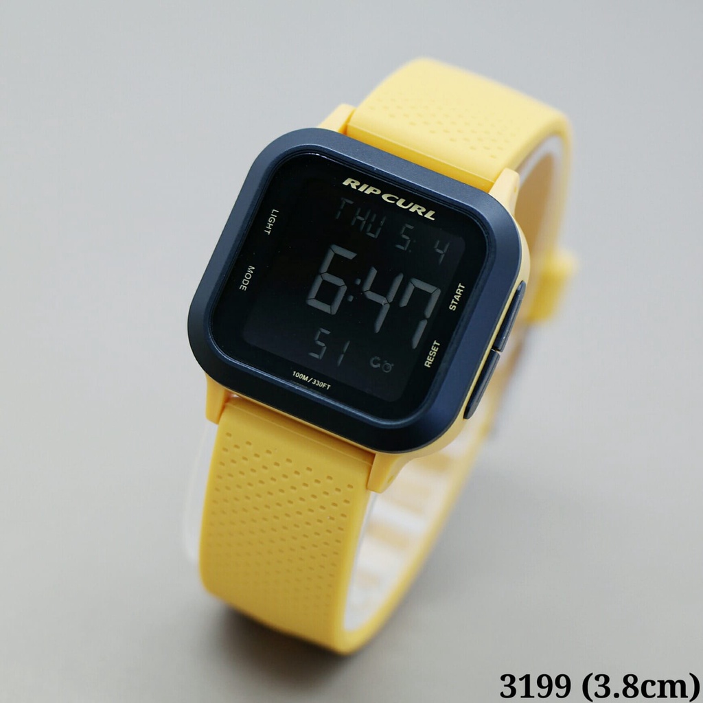 (COD) JAM TANGAN WANITA RIPCURL DIGITAL RUBBER 3,8CM FREE BOX || BESTT SELLER