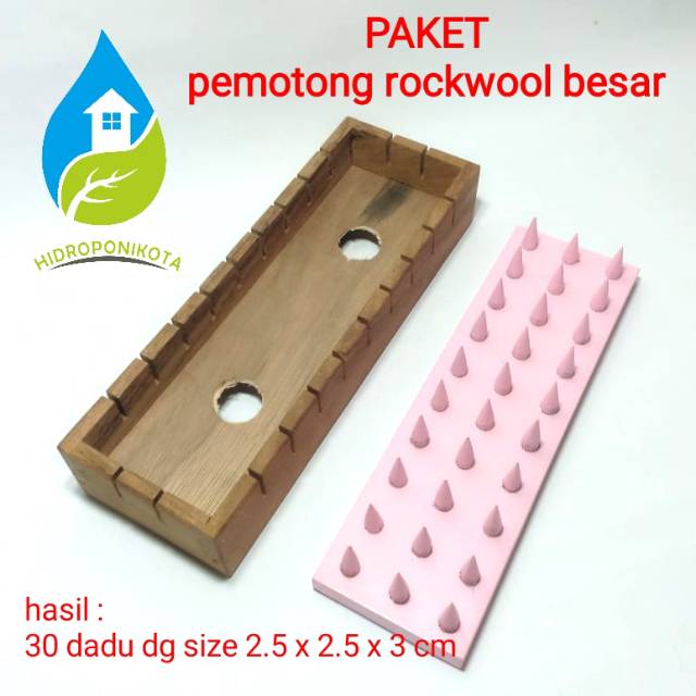 PCP - paket pemotong rockwool dan pelubang rockwool - alat cetakan rockwool