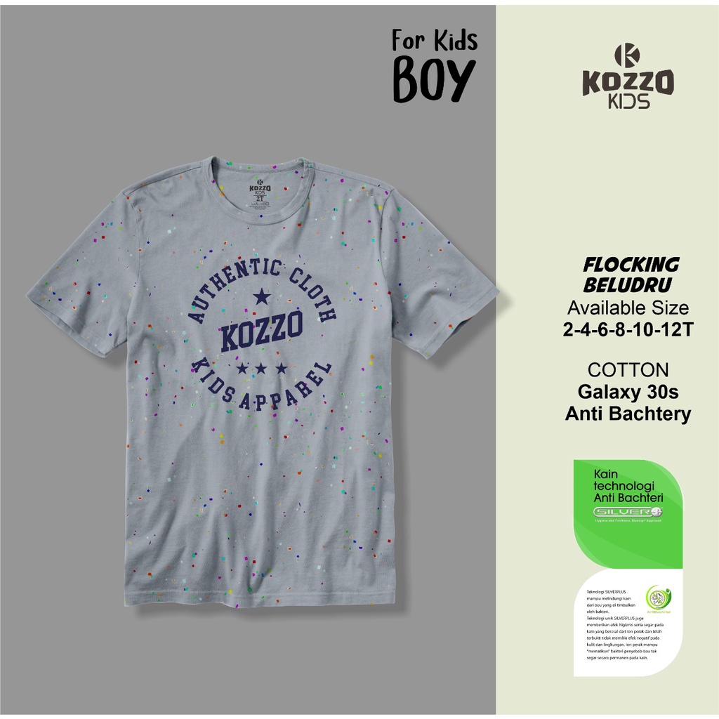 Baju kaos Anak Laki Laki Distro Bahan Premium Katun Cotton Galaxy 30s Kain Technology Anti Bachteri 