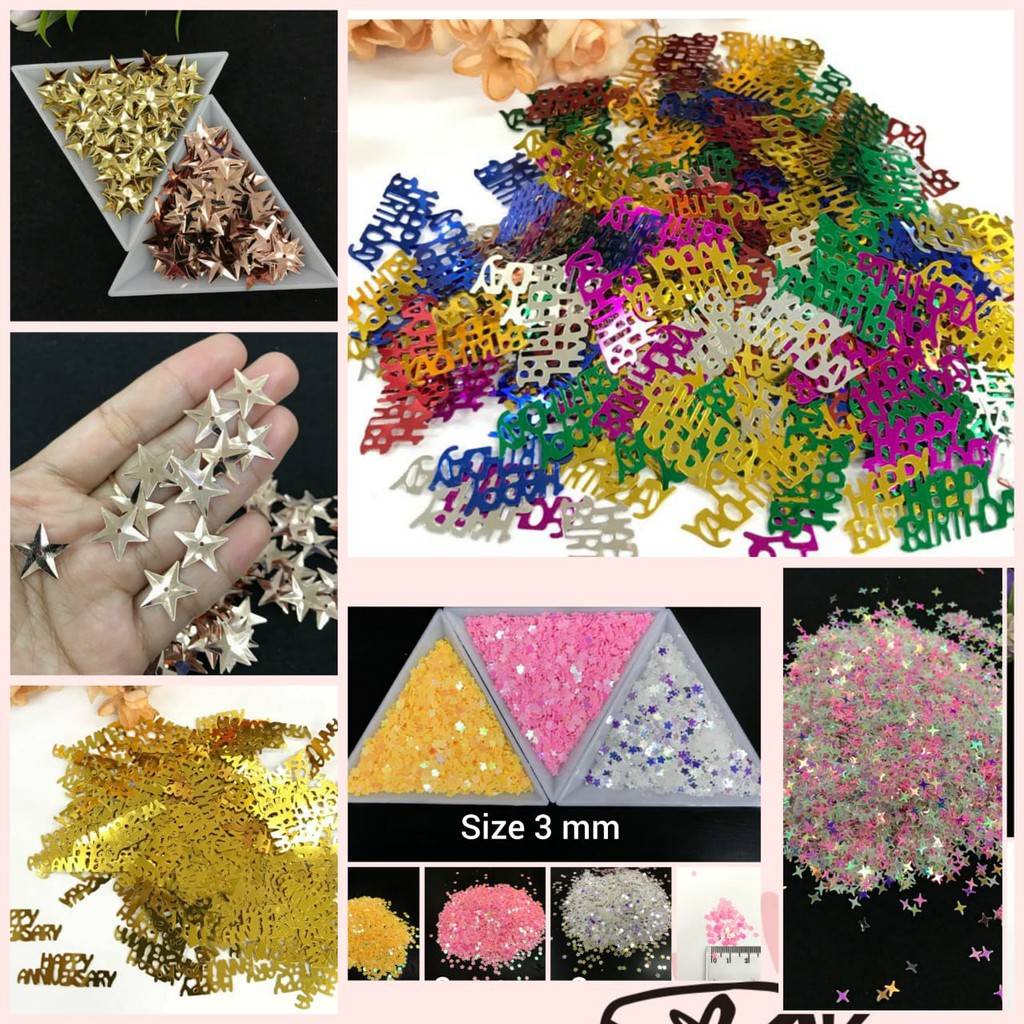 2 GRAM - BORCI | SPRINKLE | MANIK MANIK | SPRINKLE SLIME | PAYET BINTANG