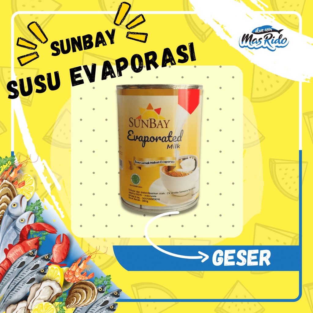 

Susu Evaporasi Sunbay Evaporated Milk Susu Cair Evaporasi Kaleng Harga Termurah