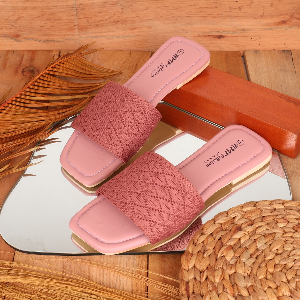 HMF Elma Sandal Flat Wanita DN03