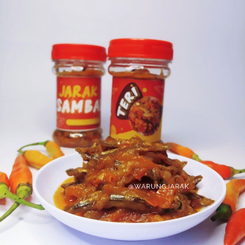 

Sambal TERI JAWA (Jombang) SAMBAL JARAK, sambal teri pedas, Hitz kemasan