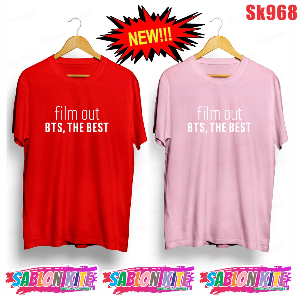 MURAH!!! KAOS KPOP THE BEST FILM OUT SK968 UNISEX COMBED 30S