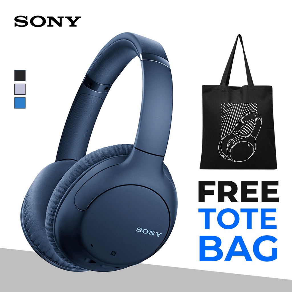 Jual Headset Sony WH-CH710N Wireless Noise Cancelling Battery up to 35h - Blue SONY Bluetooth Headphone Indonesia|Shopee Indonesia