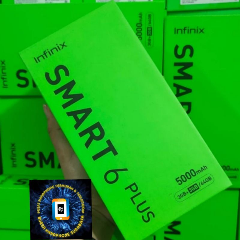 infinix smart 6 plus 3/64 extended ram 3gb