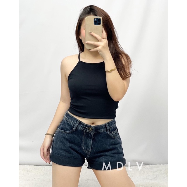 MDLV ~ Hotpants Basic Celana Jeans Pendek Hotpants terbaru Fashion Import