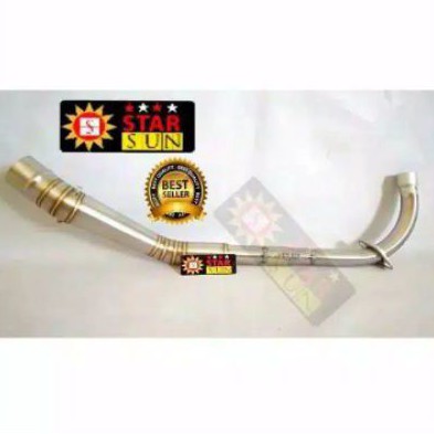 Leher pipa knalpot racing kolong all bebek Jupiter vega R vega zr karisma