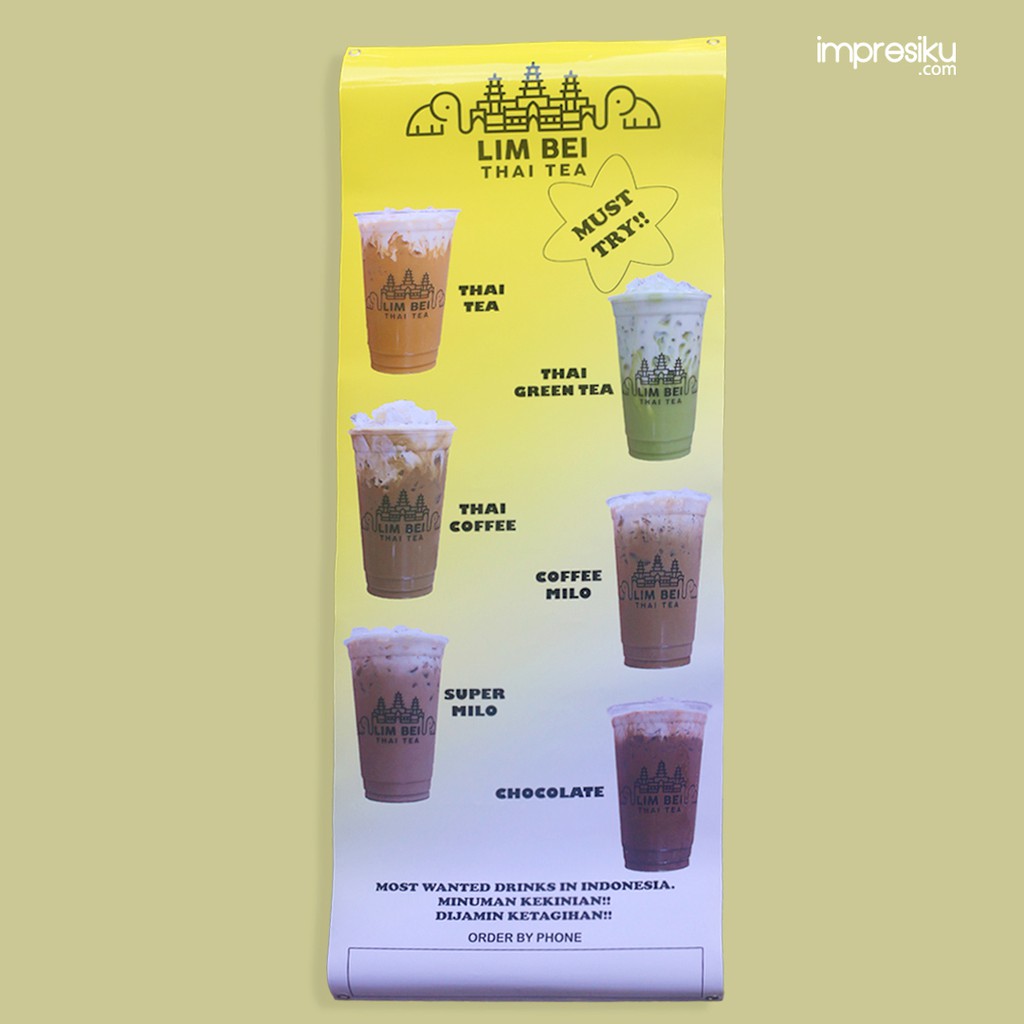 Contoh Desain  Banner  Minuman  desain  ratuseo com