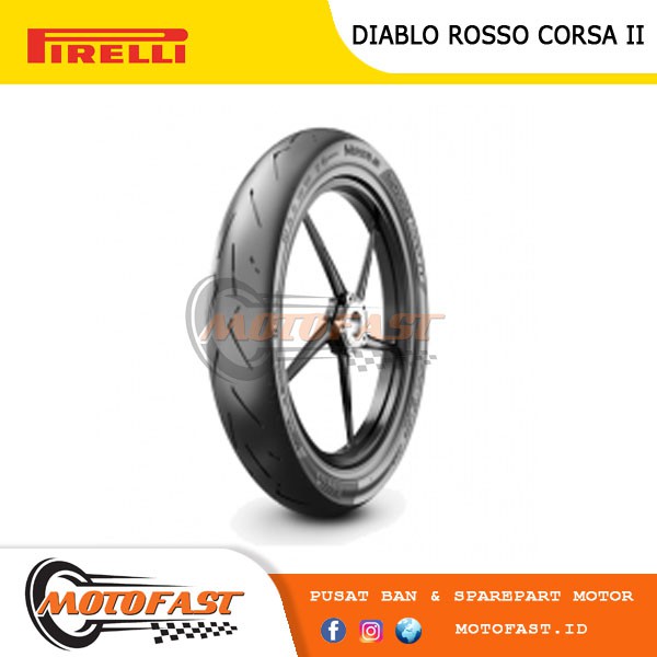BAN MOTOR PIRELLI 100/80-17 DIABLO ROSSO CORSA II JUPITER MX135, SATRI