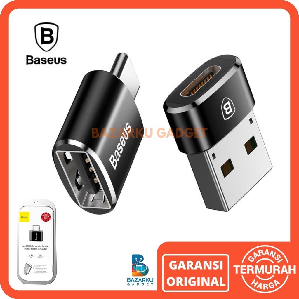 Jual Baseus Otg Usb Type C Female To Usb Male Adapter Converter Connector Otg Baseus Otg Type C