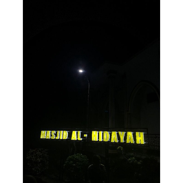 Huruf Timbul LED Nyala