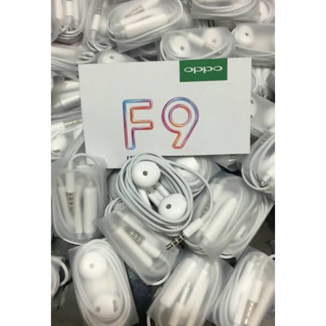 Headset OPPO ORIGINAL F9 CABUTAN Handsfree OPPO ORIGINAL CABUTAN