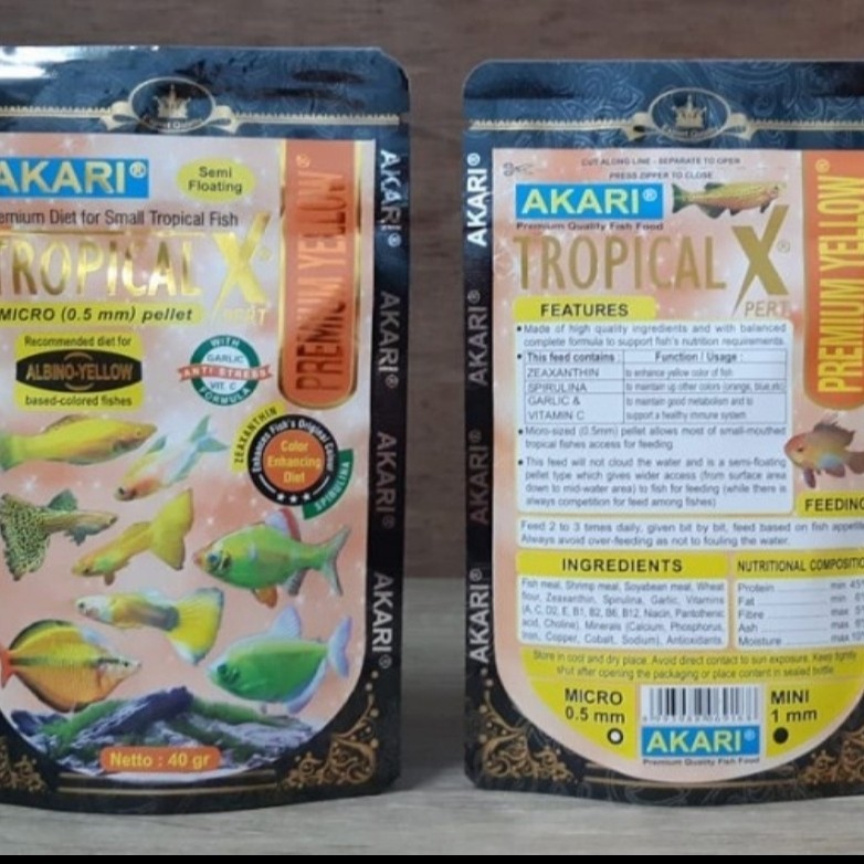 AKARI PREMIUM YELLOW TROPICAL XPERT 40 GR (0.5MM)