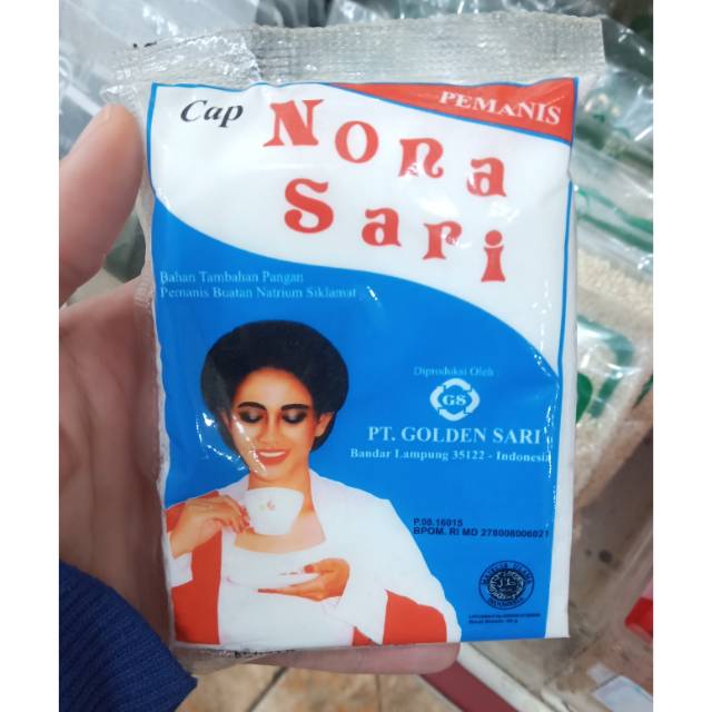 

Pemanis cap nona sari manis 40 gr