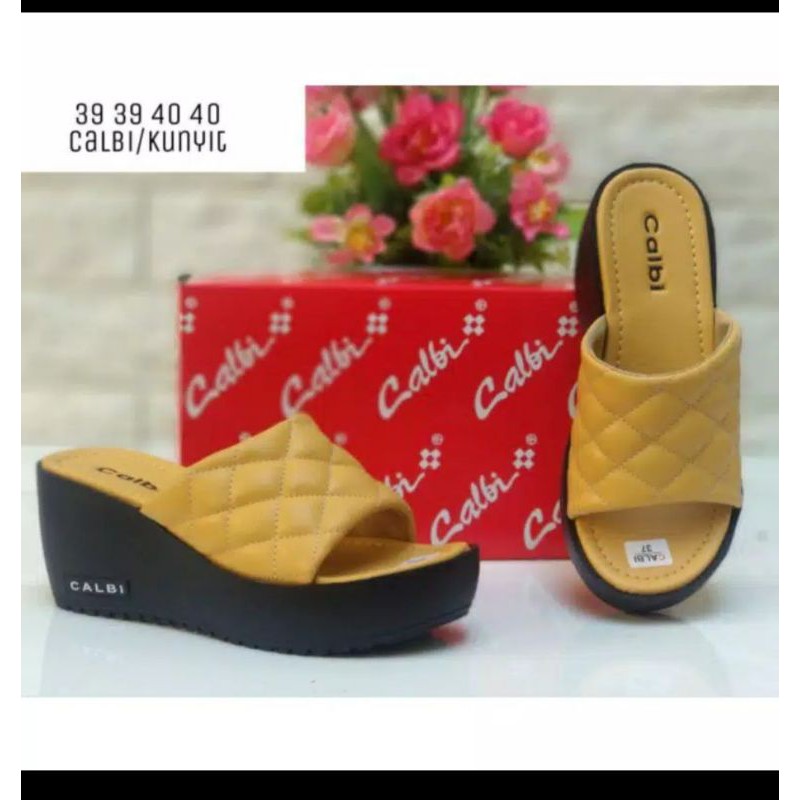 GROSIR Sandal Wedges Calbi W02 | Sandal wedges Cewek