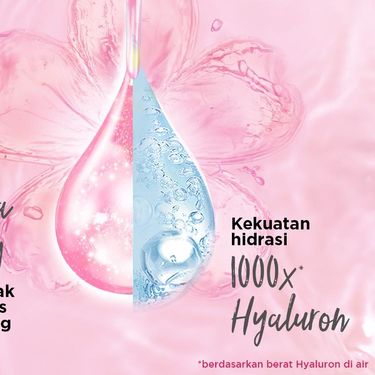 ✶ Garnier Sakura Glow Hyaluron Water - Glow Essence Skin Care (Untuk Kulit Glowing Dari Dalam) ●