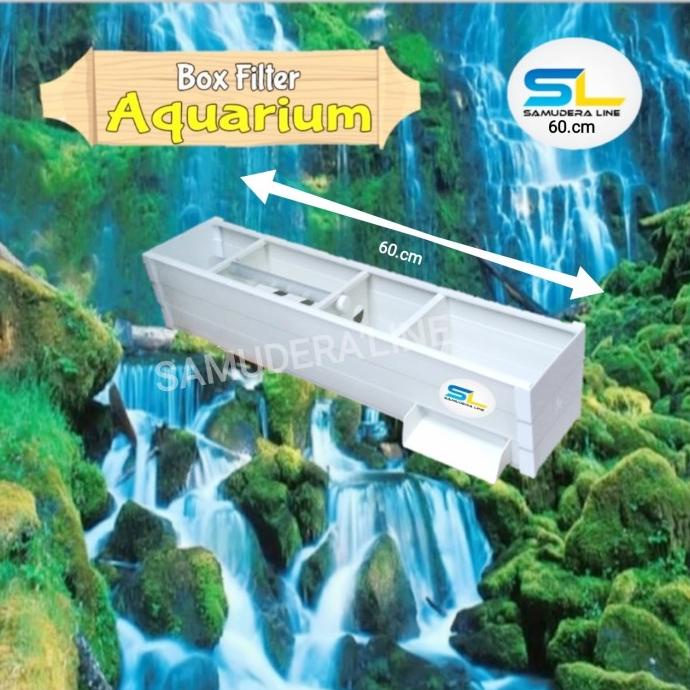 Box filter aquarium ukuran 60.cm model air terjun