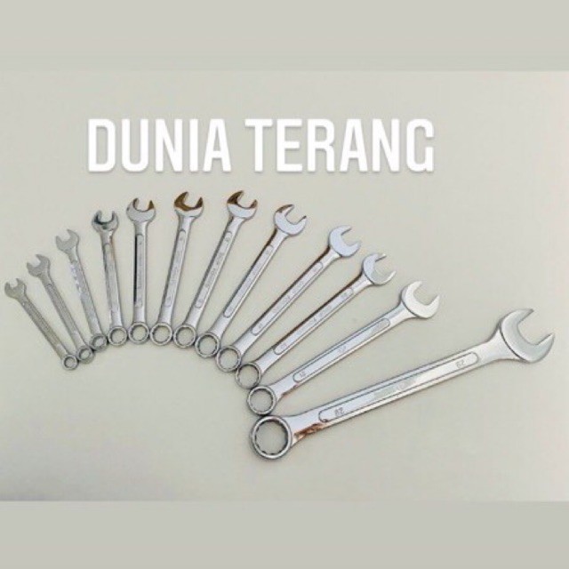 Kunci Ring Pas ATS 15 mm - Kunci Kombinasi 15mm - Combination Spanner