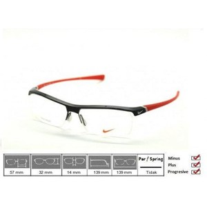 Kacamata Original Frame Nike 7071 Black Red
