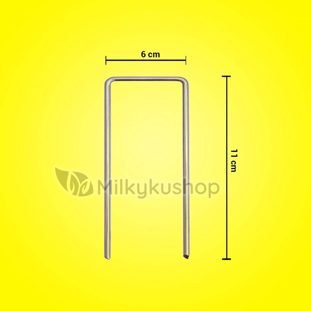 STAPPLES WEEDMAT EASY GROW ISI 10 PCS GALVANIZED STAPLES