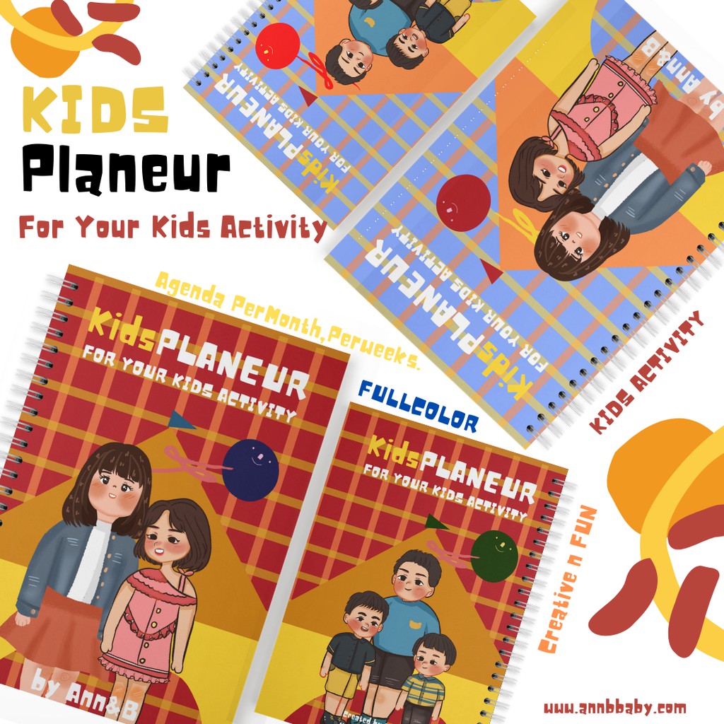 

Buku Catatan Harian Anak - Kids Planeur - AnnBbaby