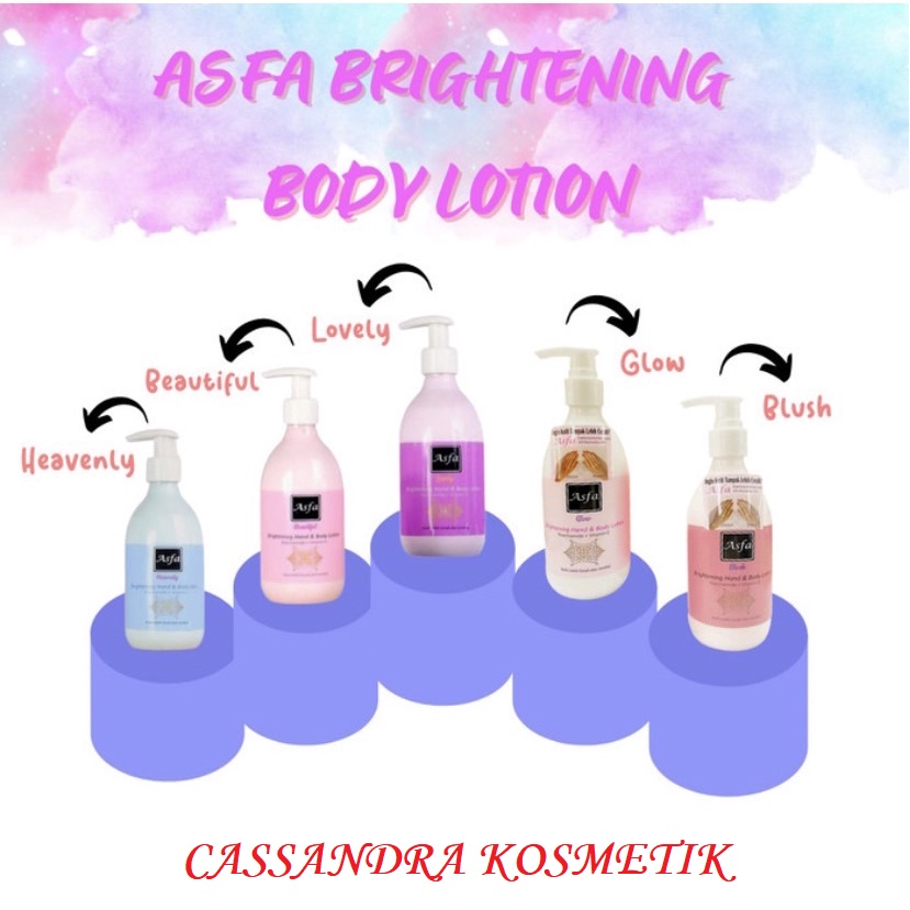 ✨CASSANDRAKOSMETIK✨ ASFA BRIGHTENING HAND & BODY LOTION ALL VARIANTS 300ML