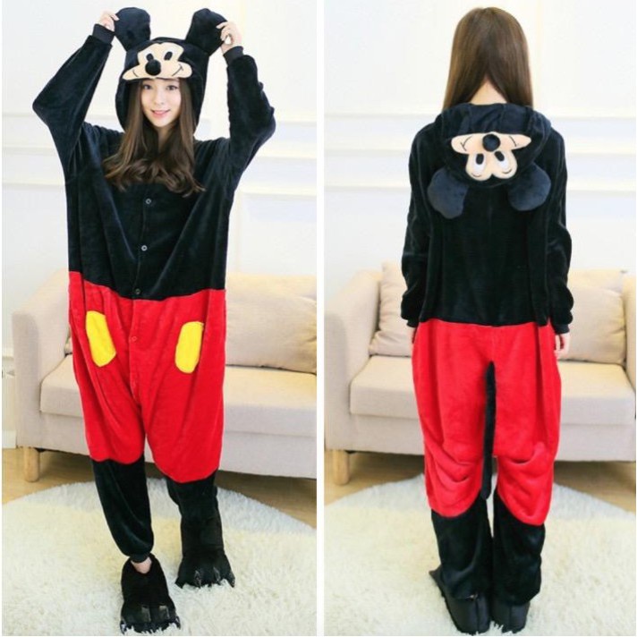 ONESIE PIYAMA DISNEY DEWASA MICKEY STITCH WINNIE EEYORE dll