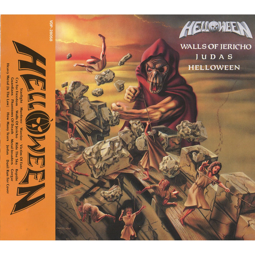 Cd Helloween Walls Of Jericho Judas Helloween 1985 1986 1988 Shopee Indonesia