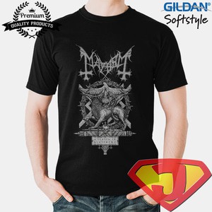 Kaos Band Black Metal Pria /  Original Gildan - MAYHEM