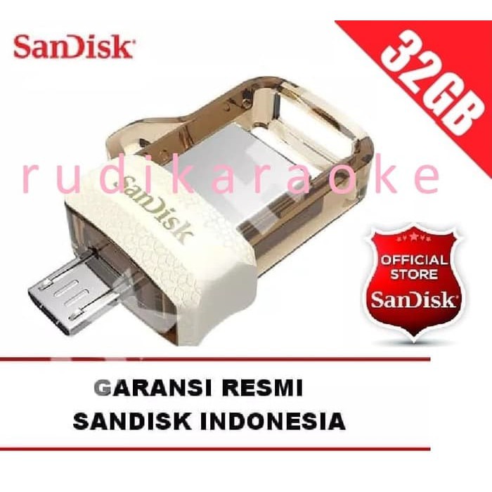 Flashdisk Sandisk 32GB 600 Lagu Karaoke Klip Asli Software Premium