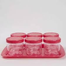 TOPLES NAMPAN CPM Belagio Food Storage Set of 6pcs Toples + Nampan