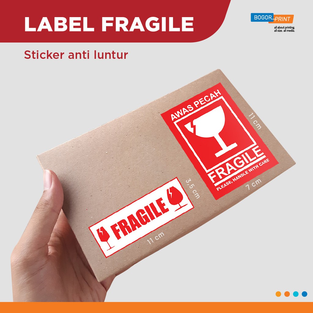 

Sticker Video Unboxing / Fragile / Pecah Belah / Jangan Dibanting / Pengiriman / Kromo / Kiss Cut / Custom