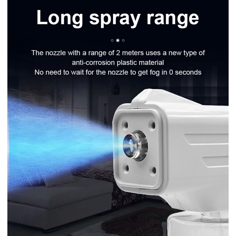 Nano Spray Gun Disinfectant Wireless 800 ml UV Sterilizer Gun