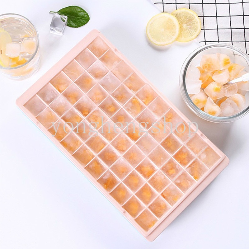 Cetakan Es Batu Bentuk Berlian 60 / 96 Grid Bahan Silikon Untuk Minuman Whiskey Cocktail