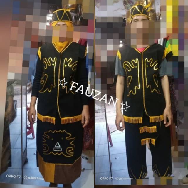 Baju adat dayak SMA & Dewasa // Pakaian Adat Dayak // Baju Adat Dayak