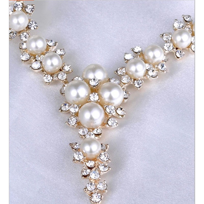 Kalung Mutiara Wanita Aksesoris Klavikula Pendek Rantai Sweater