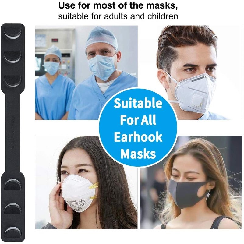 1Pc Mask Silicone Adjustable  Extender Strap for Relieving Ears' Pressure&amp;Pain for Kids, Teens and Adults