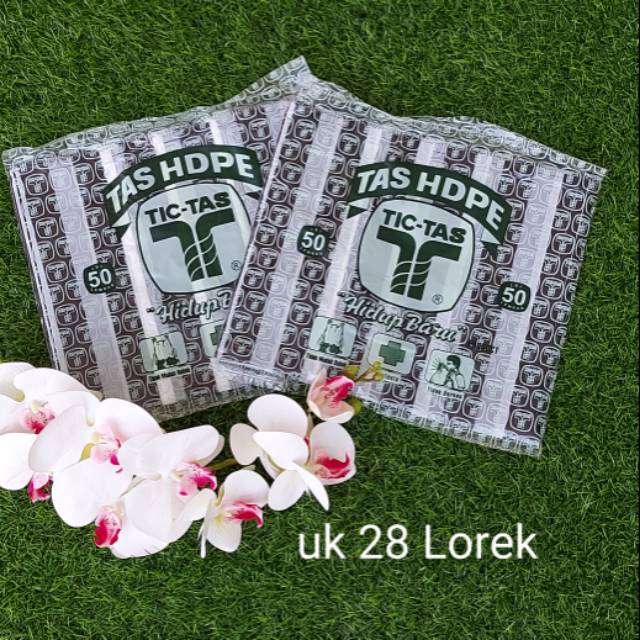 

❤Recomended❤ Kantong kresek plastik Tictas tic tas uk 28 . Kresek lorek 28 cm online shop olshop