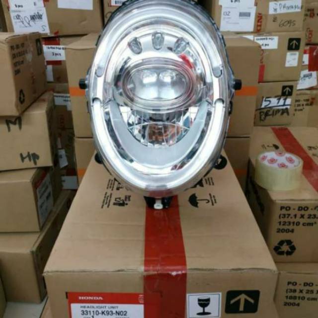 LAMPU DEPAN SCOOPY SCOPY SKUPY LED 2017 2018 2019 2020 .33110K93N01 33110-K93-N01