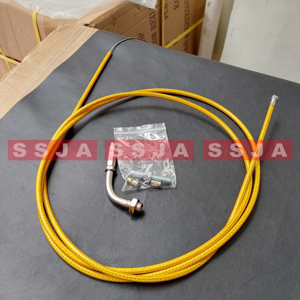 1 PAKET kabel gas varaisi/tali gas varasi ukuran 190cm dan kabel kopling/tali kopling varasi ukuran 90cm model serat