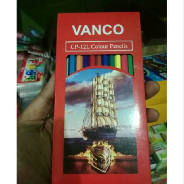 

Color pencil / Pensil warna murah 12 panjang Murah (Acb Berkah Stationery)