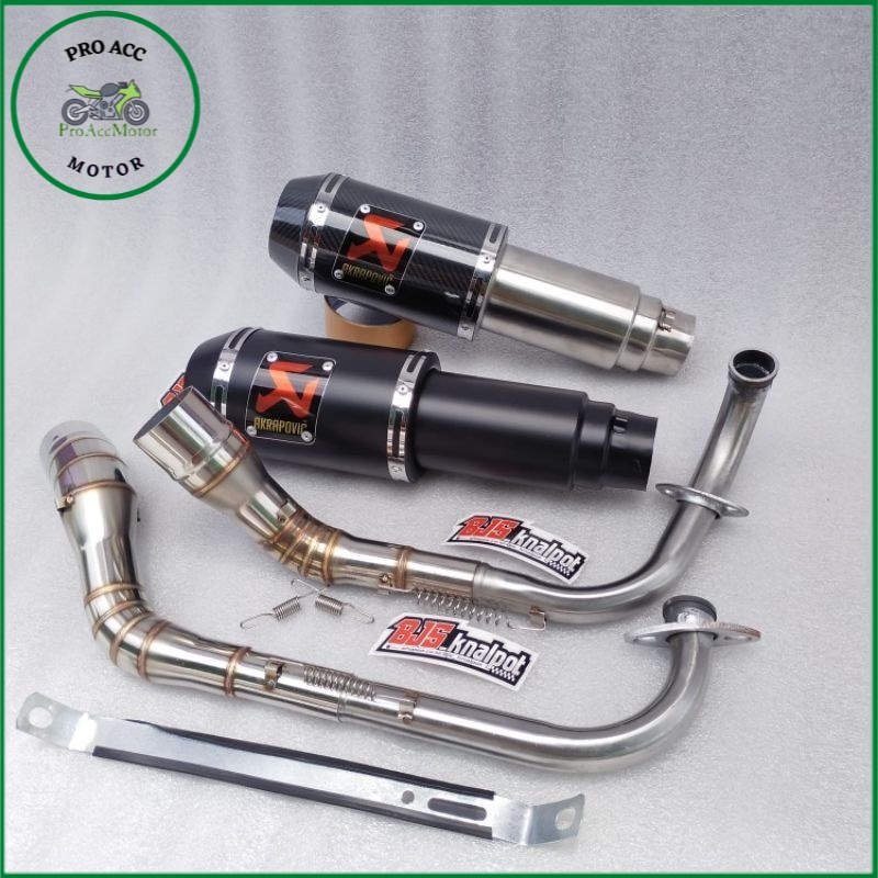 Knalpot akrapovic Nmax Aerox 155 Vario Beat street Scoopy new Xride mio soul Adv pcx Genio