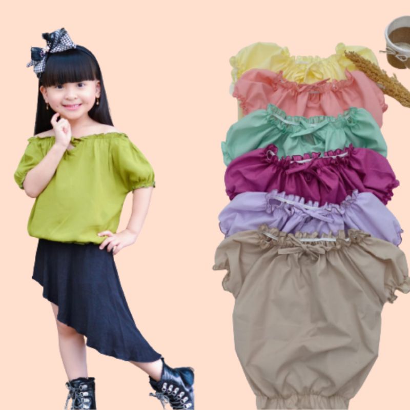 MANOHARA SABRINA 2-4 TAHUN BLOUSE ANAK PEREMPUAN LUCU