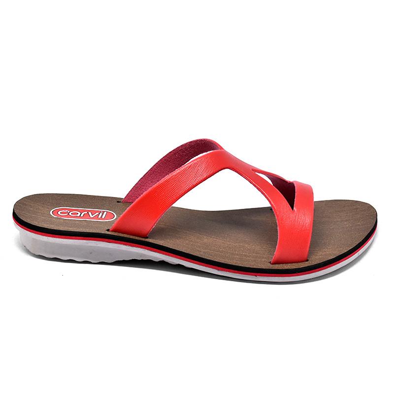  Carvil  Sandal  Wanita  Andien 01 Red Shopee  Indonesia