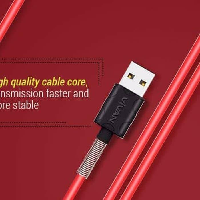 kabel data Vivan FM100 micro usb Universal kabel charger android
