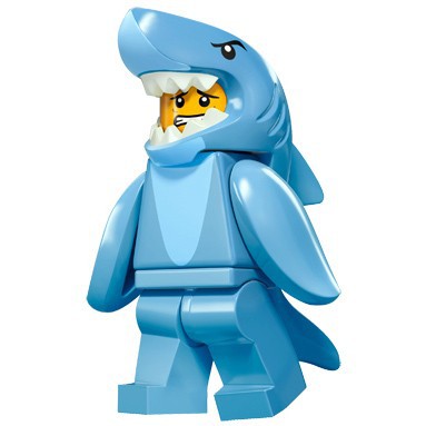 LEGO Minifigures Series 15- Shark Suit Guy (Sealed)