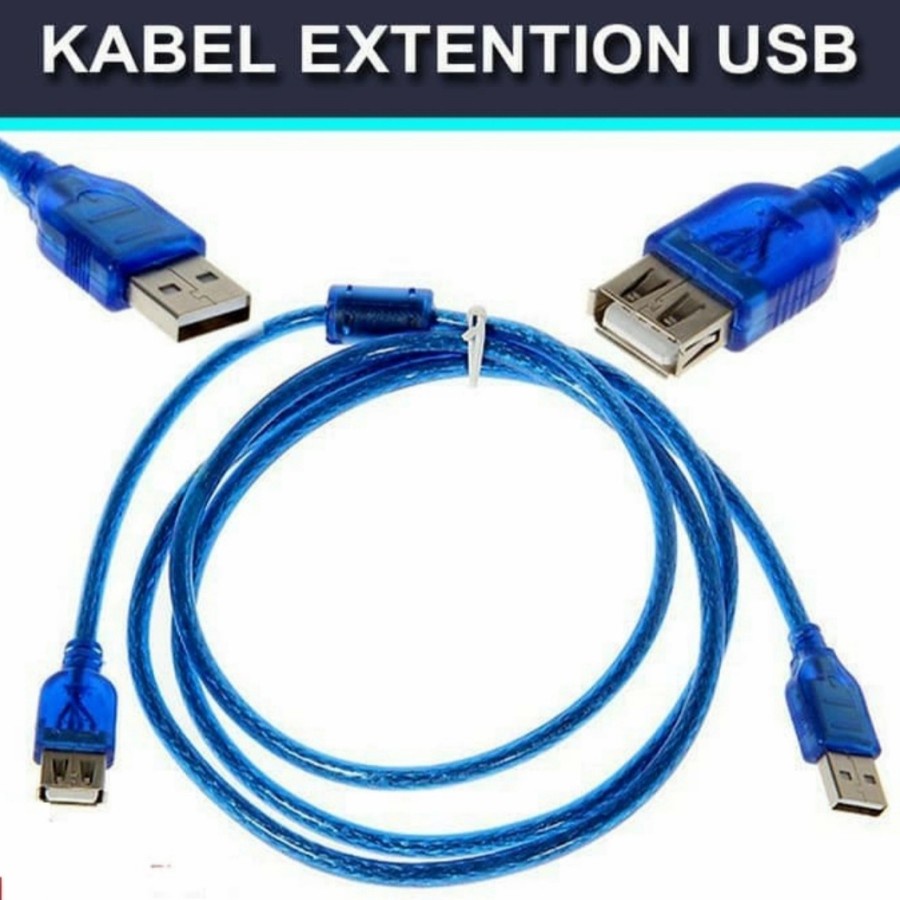 Kabel Perpanjang Usb Extension Male to Female 3 meter