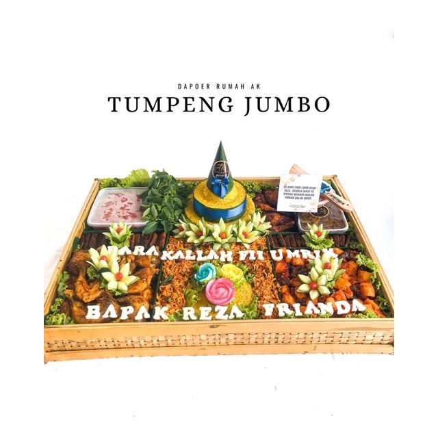 

Pesan Tumpeng medan 20 porsi by dapoer rumah ak